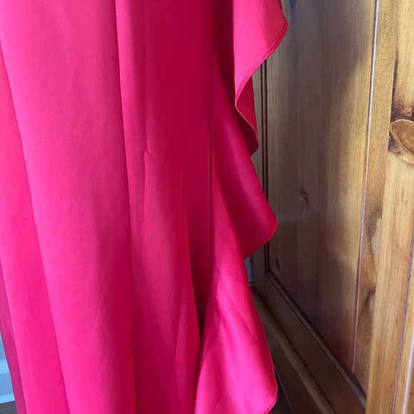 Evening/Prom gown trumped/mermaid in cherry red size L - Picture 7 of 8